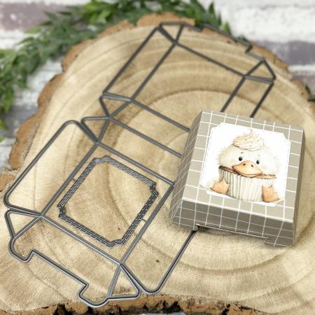 Burgerbox - Stanzschablone